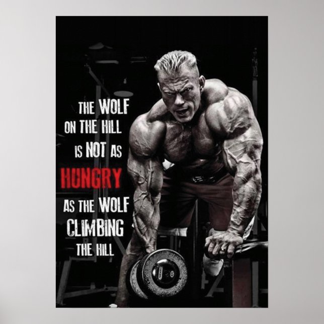 Workout Motivational Poster (Front)