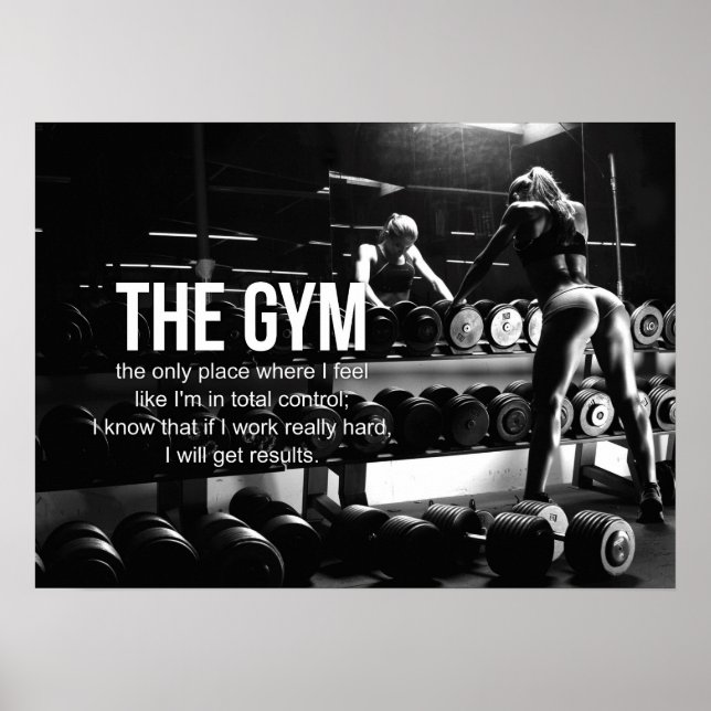 Workout Motivational Poster (Front)