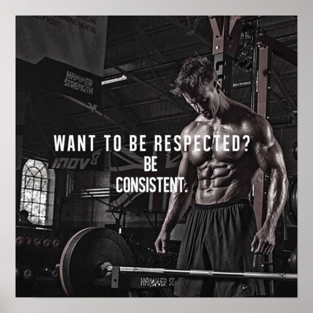 Workout Motivational Poster (Front)