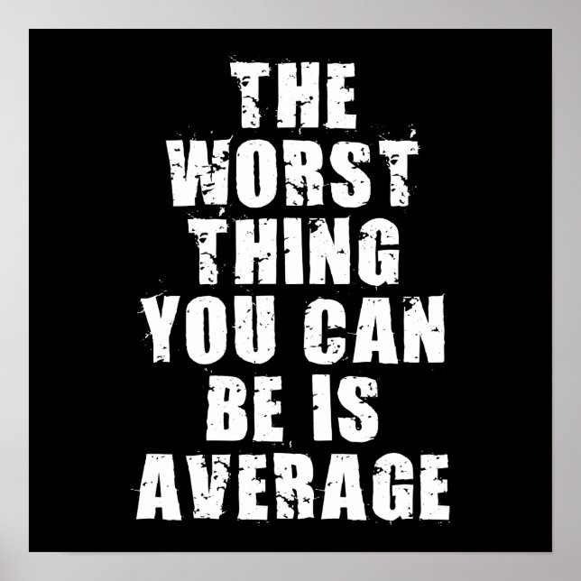 Workout Motivational Poster (Front)