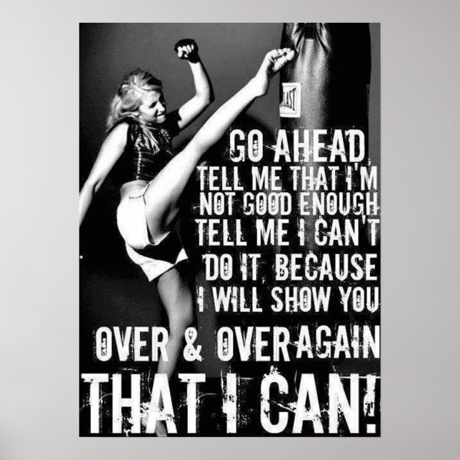 Workout Motivational Poster (Front)