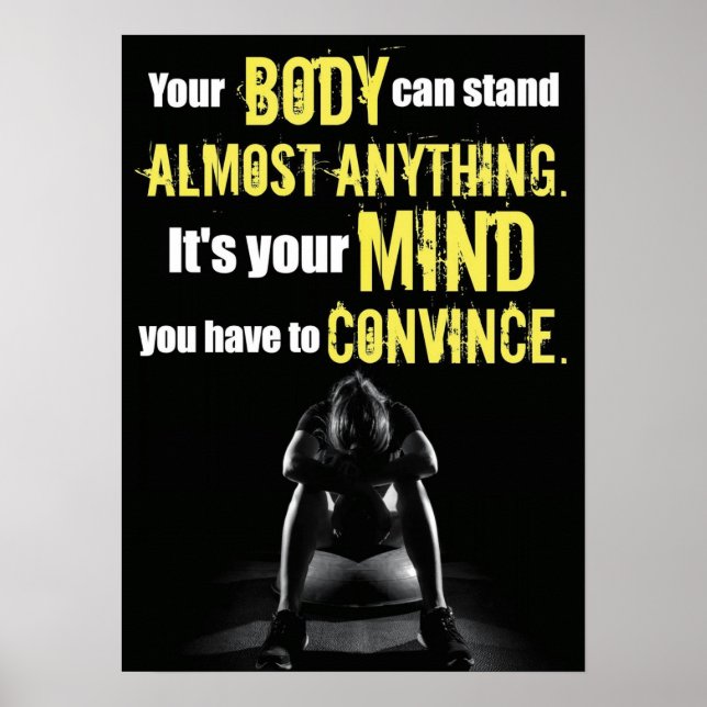Workout Motivational Poster (Front)