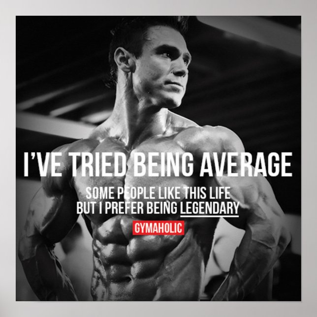 Workout Motivational Poster (Front)