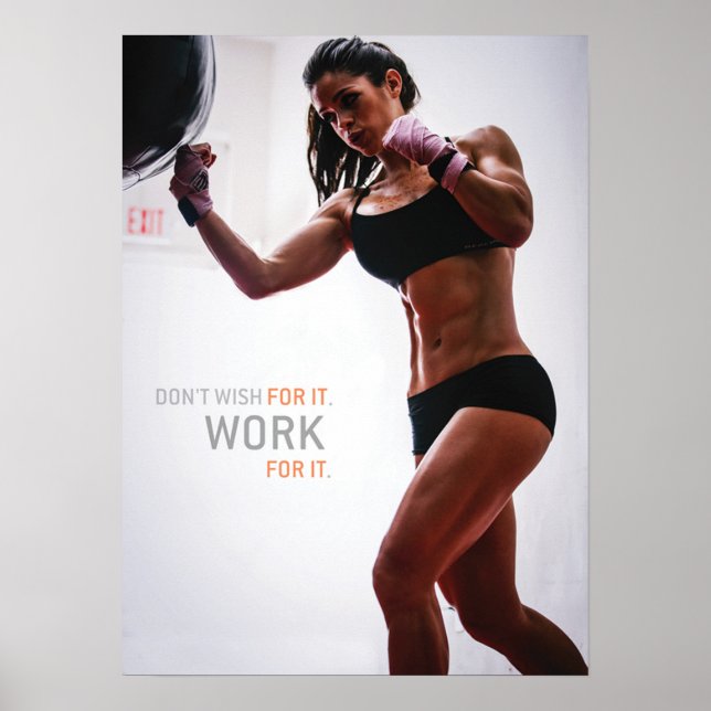 Workout Motivational Poster (Front)