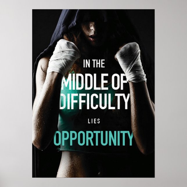 Workout Motivational Poster (Front)