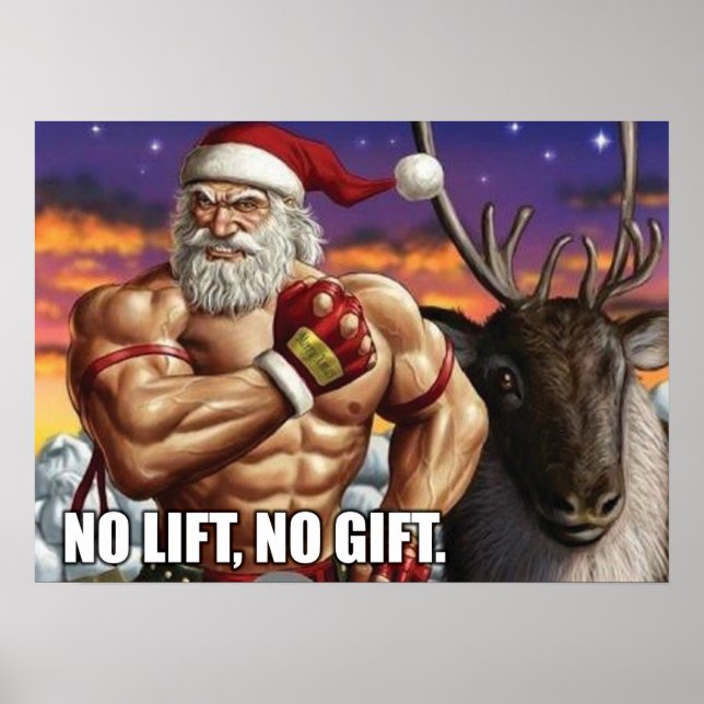 Workout Motivational Poster (Front)