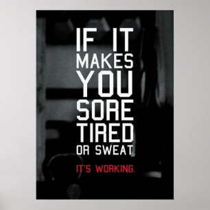 Workout Motivational Poster