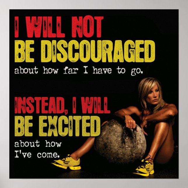 Workout Motivational Poster (Front)