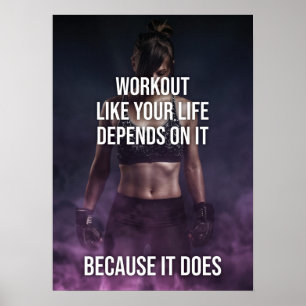 Workout Motivational Poster