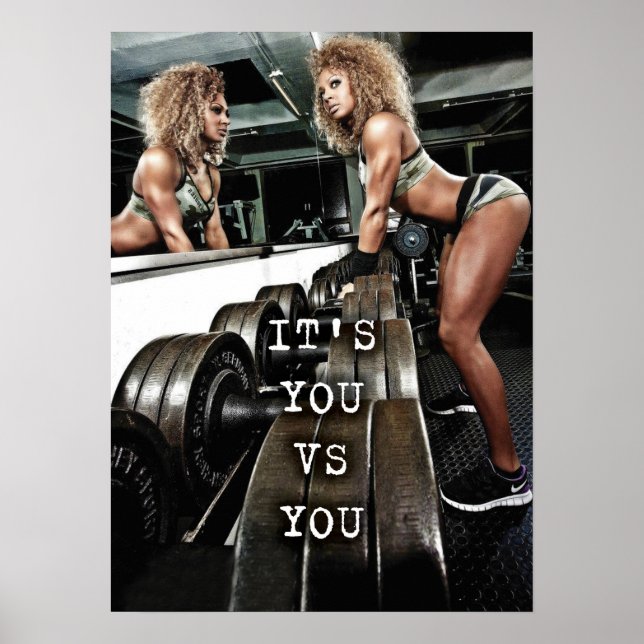 Workout Motivational Poster (Front)