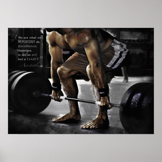 Workout Motivational Poster (Front)
