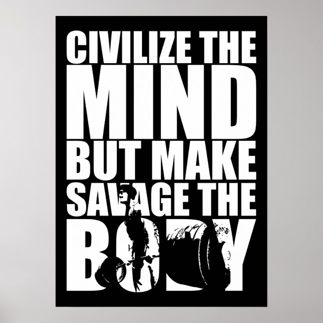 Workout Motivational Poster (Front)