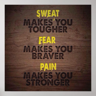 Workout Motivational Poster
