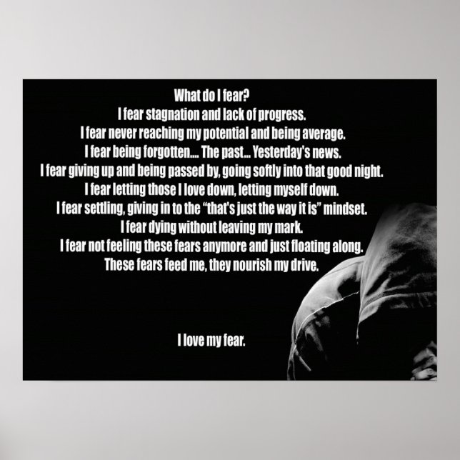 Workout Motivational Poster (Front)