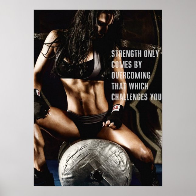 Workout Motivational Poster (Front)