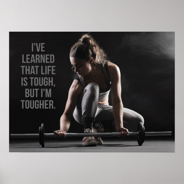 Workout Motivational Poster (Front)