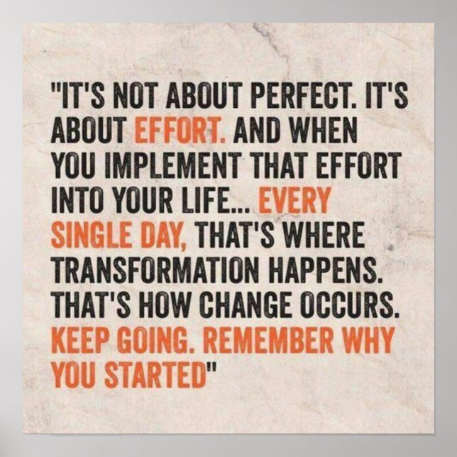 Workout Motivational Poster (Front)