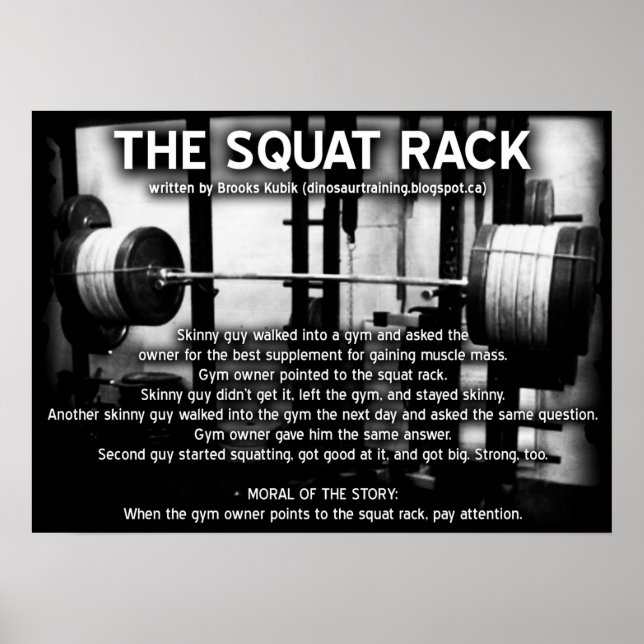 Workout Motivational Poster (Front)