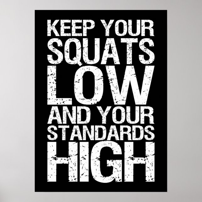 Workout Motivational Poster (Front)