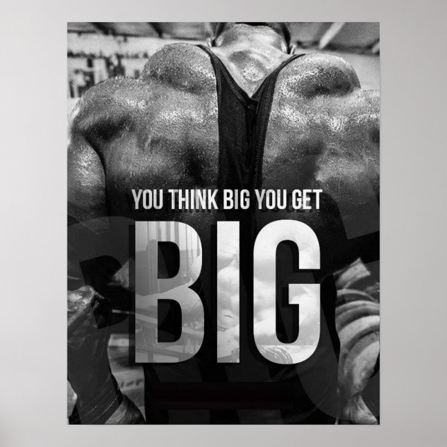 Workout Motivational Poster (Front)