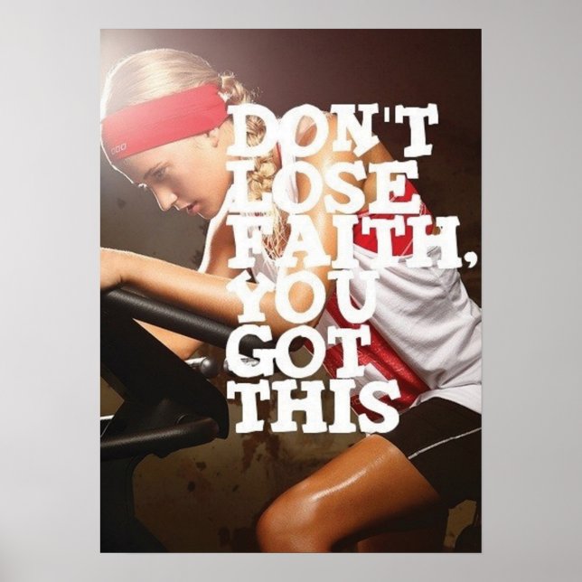 Workout Motivational Poster (Front)