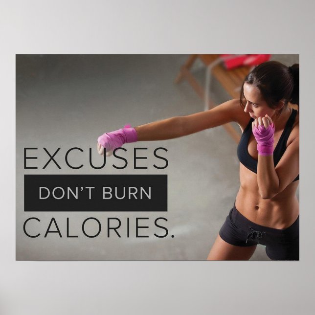 Workout Motivational Poster (Front)