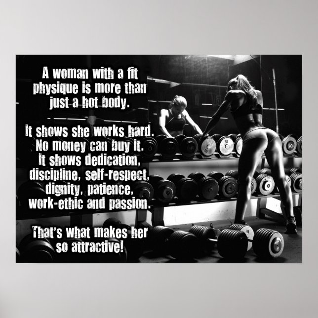 Workout Motivational Poster (Front)