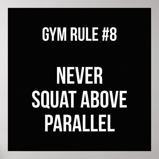 Workout Motivational Poster (Front)