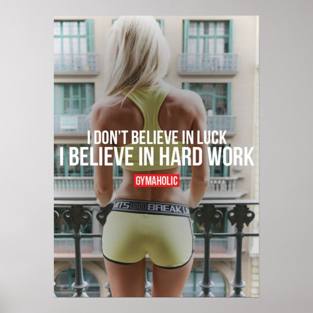Workout Motivational Poster (Front)
