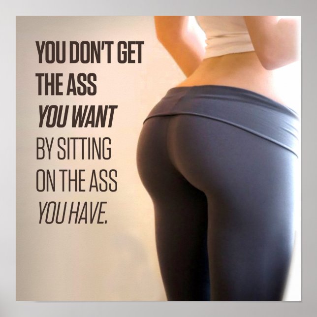 Workout Motivational Poster (Front)