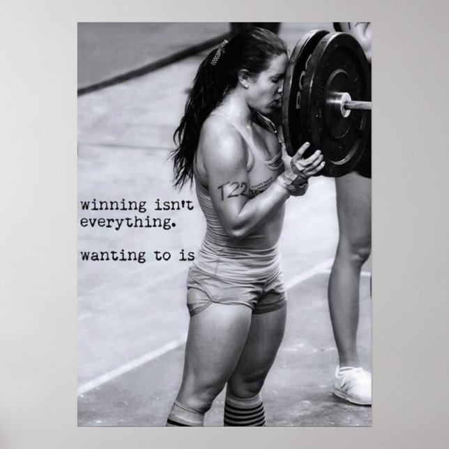 Workout Motivational Poster (Front)
