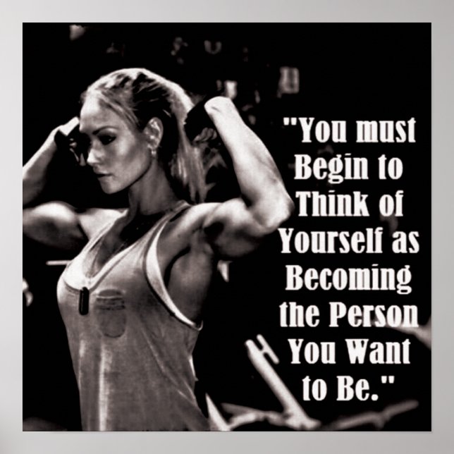 Workout Motivational Poster (Front)