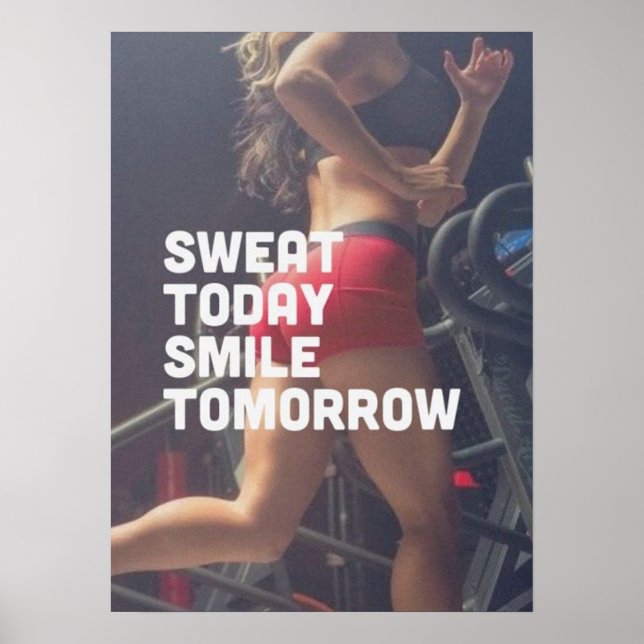 Workout Motivational Poster (Front)