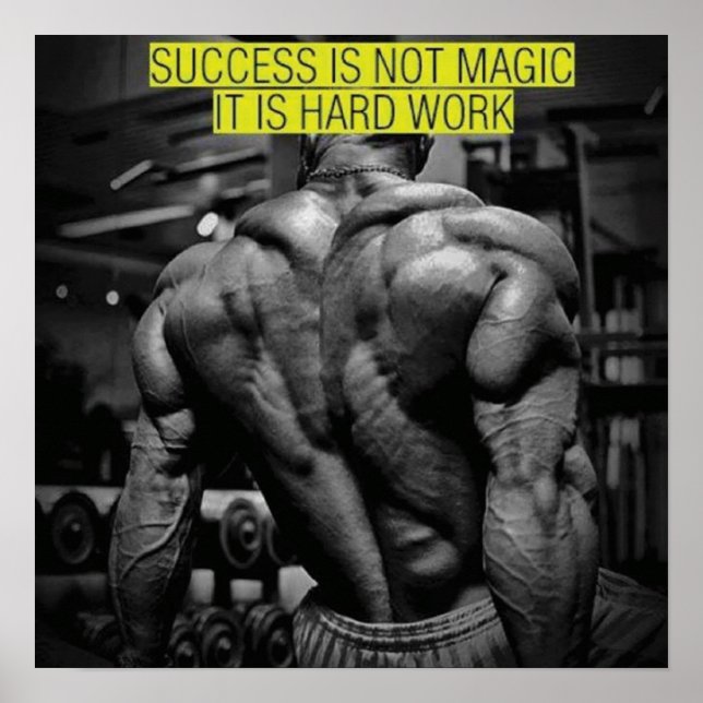 Workout Motivational Poster (Front)