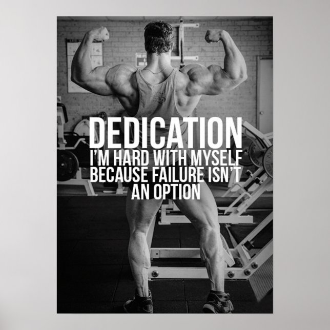 Workout Motivational Poster (Front)