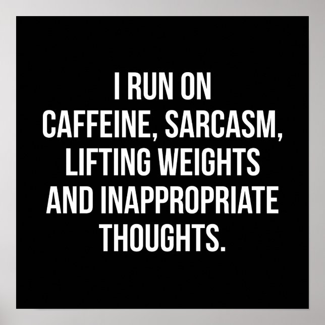 Workout Motivational Poster (Front)