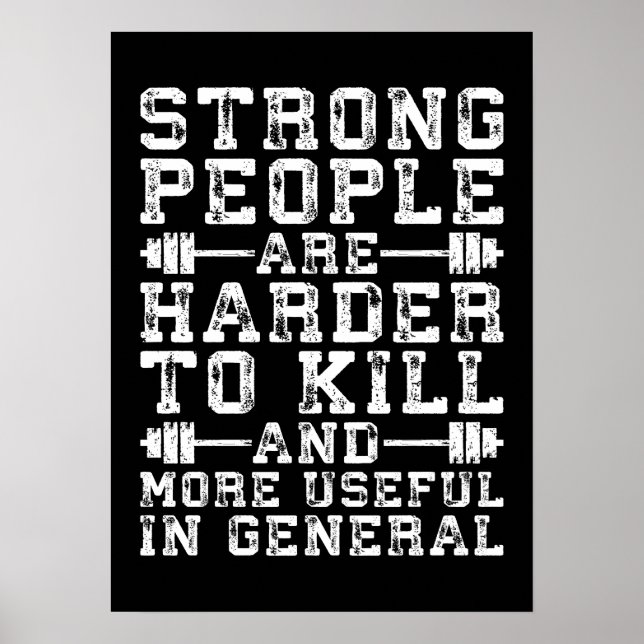 Workout Motivational Poster (Front)