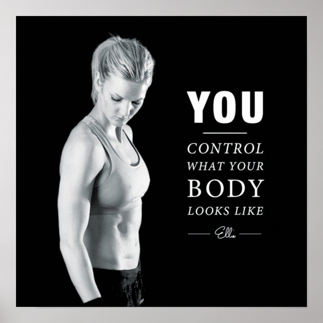 Workout Motivational Poster (Front)