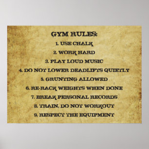 Workout Motivational Poster