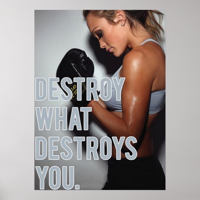 Workout Motivational Poster (Front)