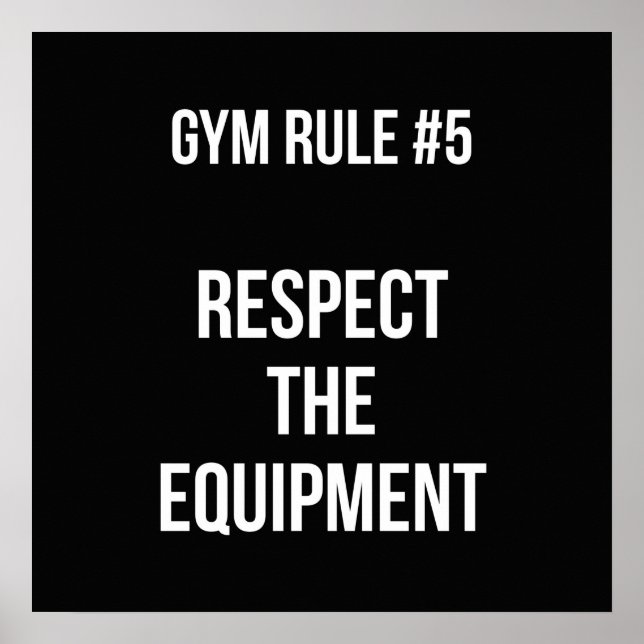 Workout Motivational Poster (Front)