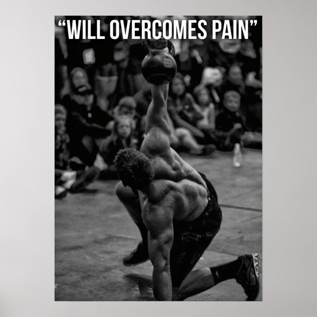 Workout Motivational Poster (Front)