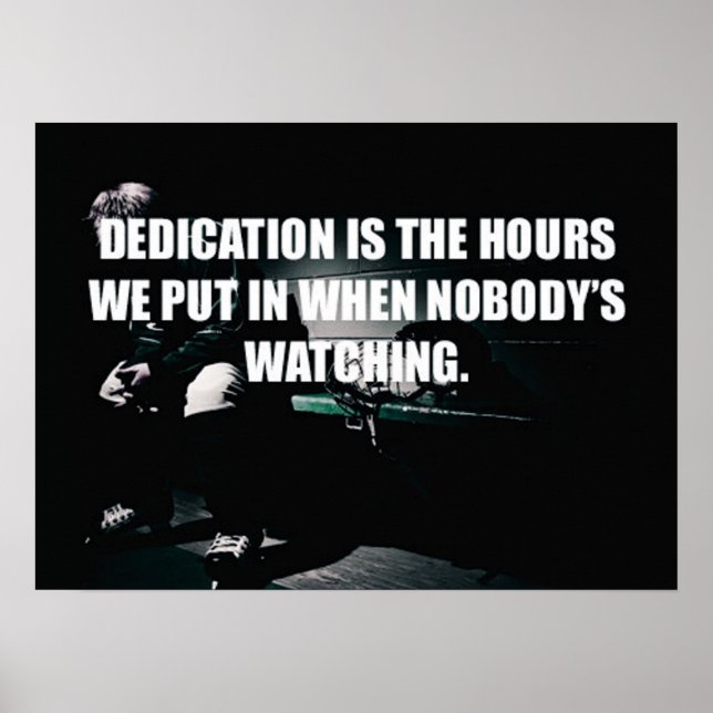 Workout Motivational Poster (Front)