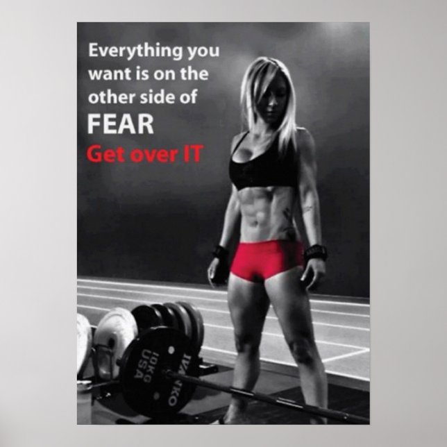 Workout Motivational Poster (Front)