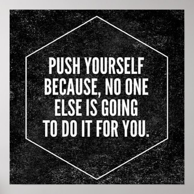 Workout Motivational Poster (Front)