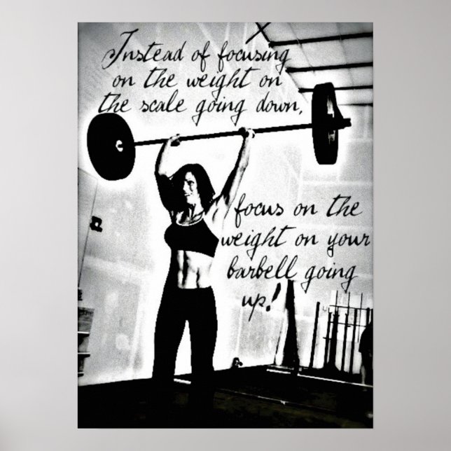 Workout Motivational Poster (Front)
