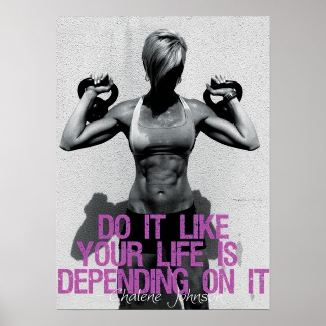 Workout Motivational Poster (Front)