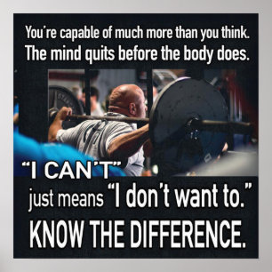 Workout Motivational Poster