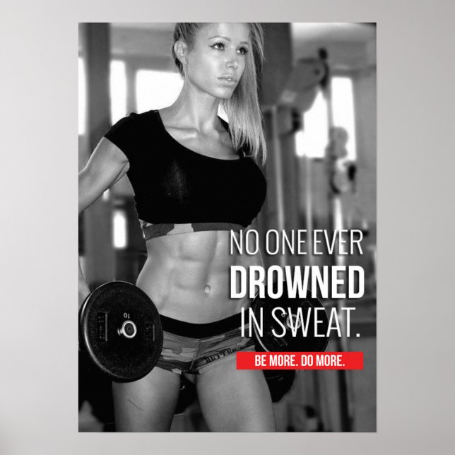 Workout Motivational Poster (Front)
