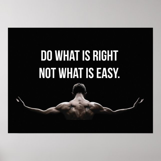 Workout Motivational Poster (Front)